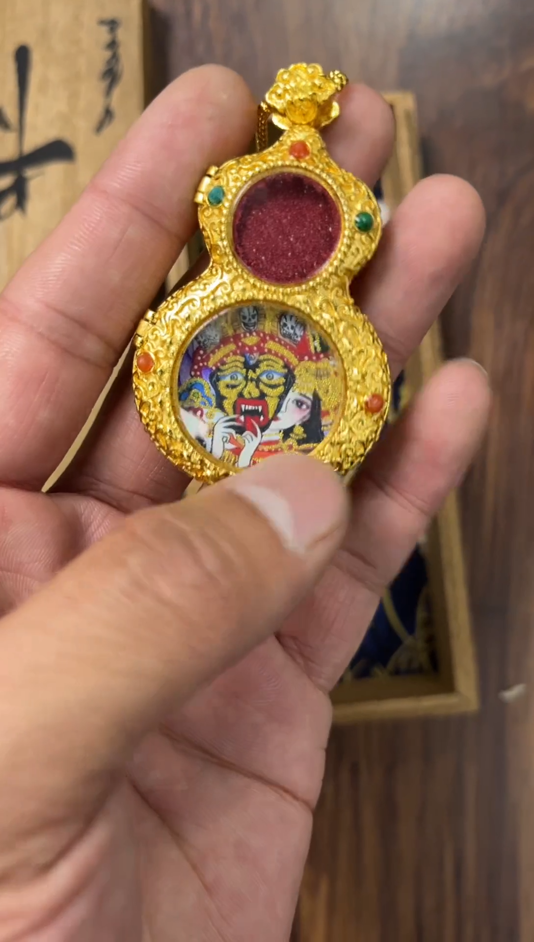 吊坠老三的唐卡tk16