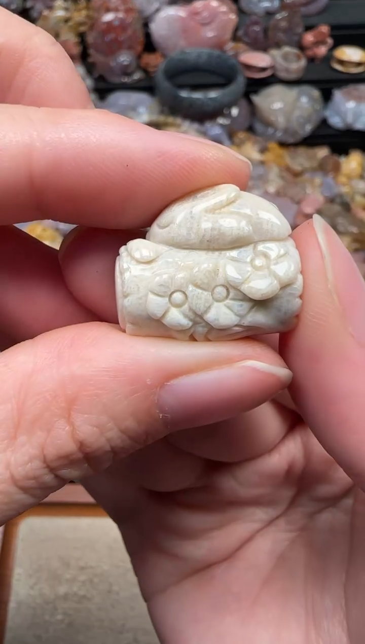 颈饰未镶嵌硅化珊瑚（珊瑚玉）325