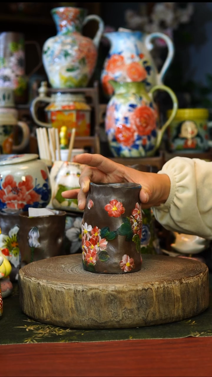 陶瓷79景德镇手工手绘釉下彩