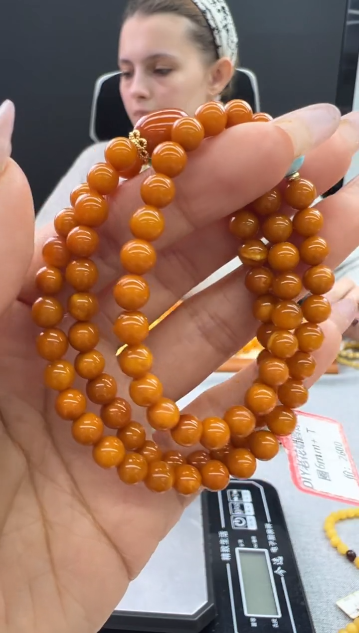 【闪购商品】琥珀颈饰未镶嵌103秒拍号