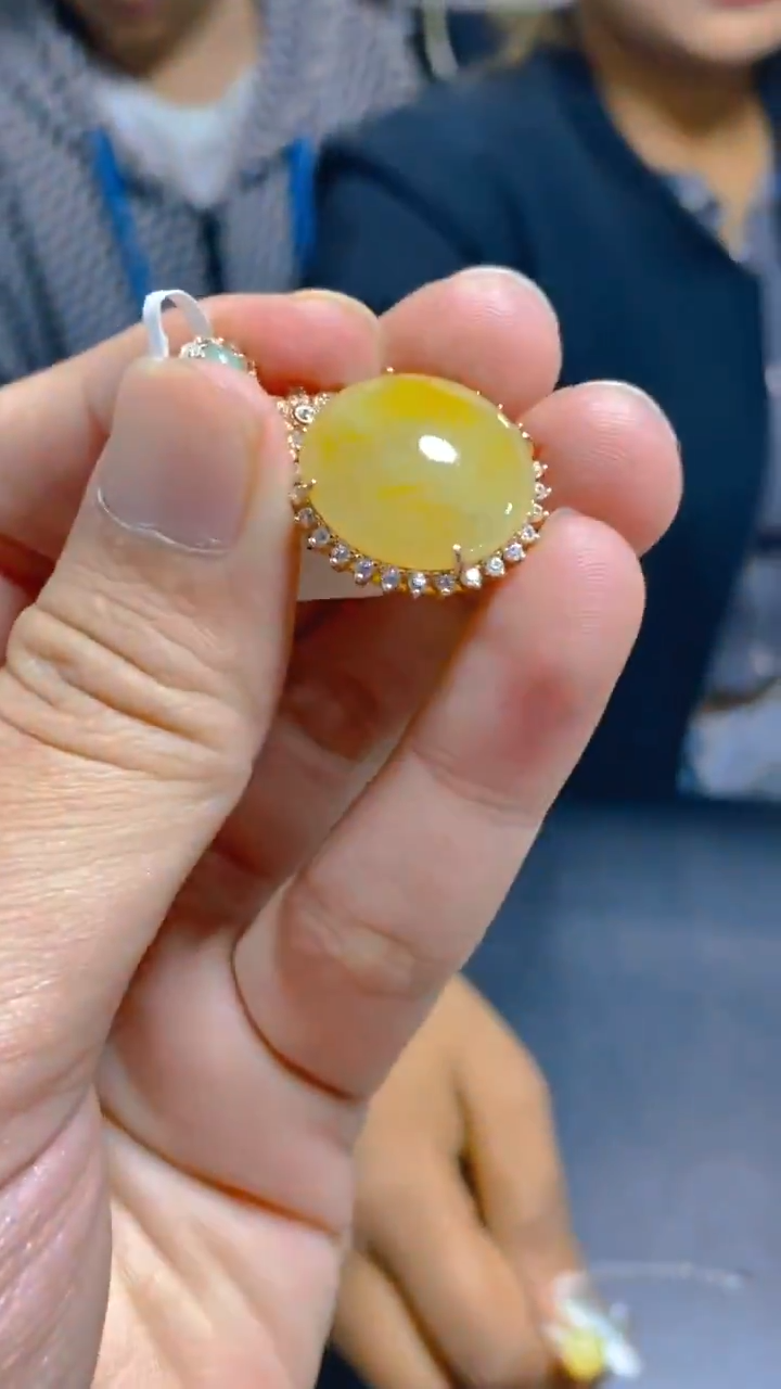 【闪购商品】翡翠吊坠(赠链)银S925镶嵌0396971954多样性发一