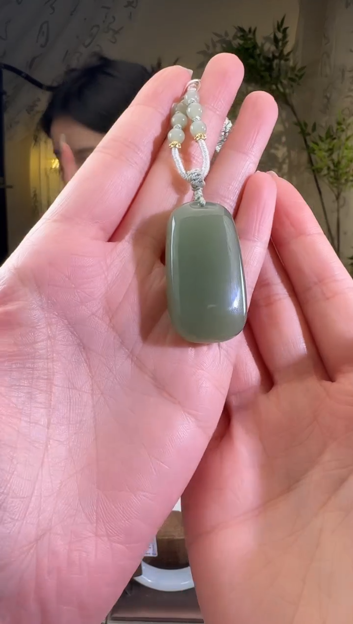 【闪购商品】和田玉颈饰未镶嵌无事牌