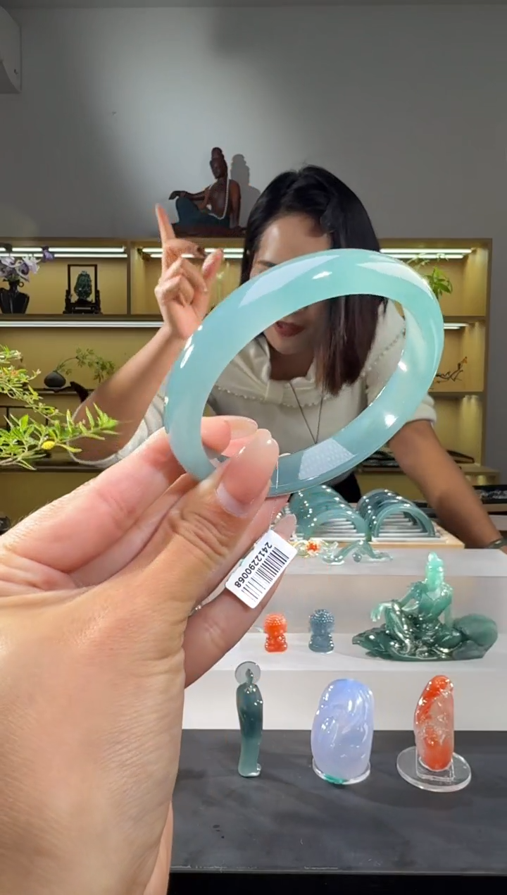 未镶嵌手镯翡翠62圈