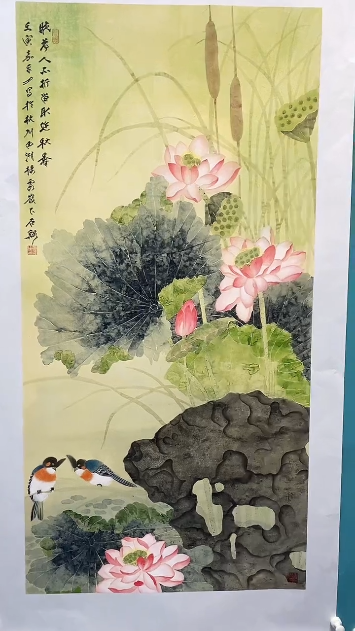 国画画都展厅明德老师国画作品25