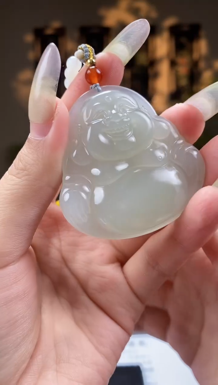 和田玉未镶嵌颈饰C714