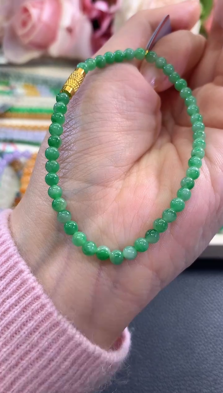 未镶嵌手串翡翠n13 多样性一件发货