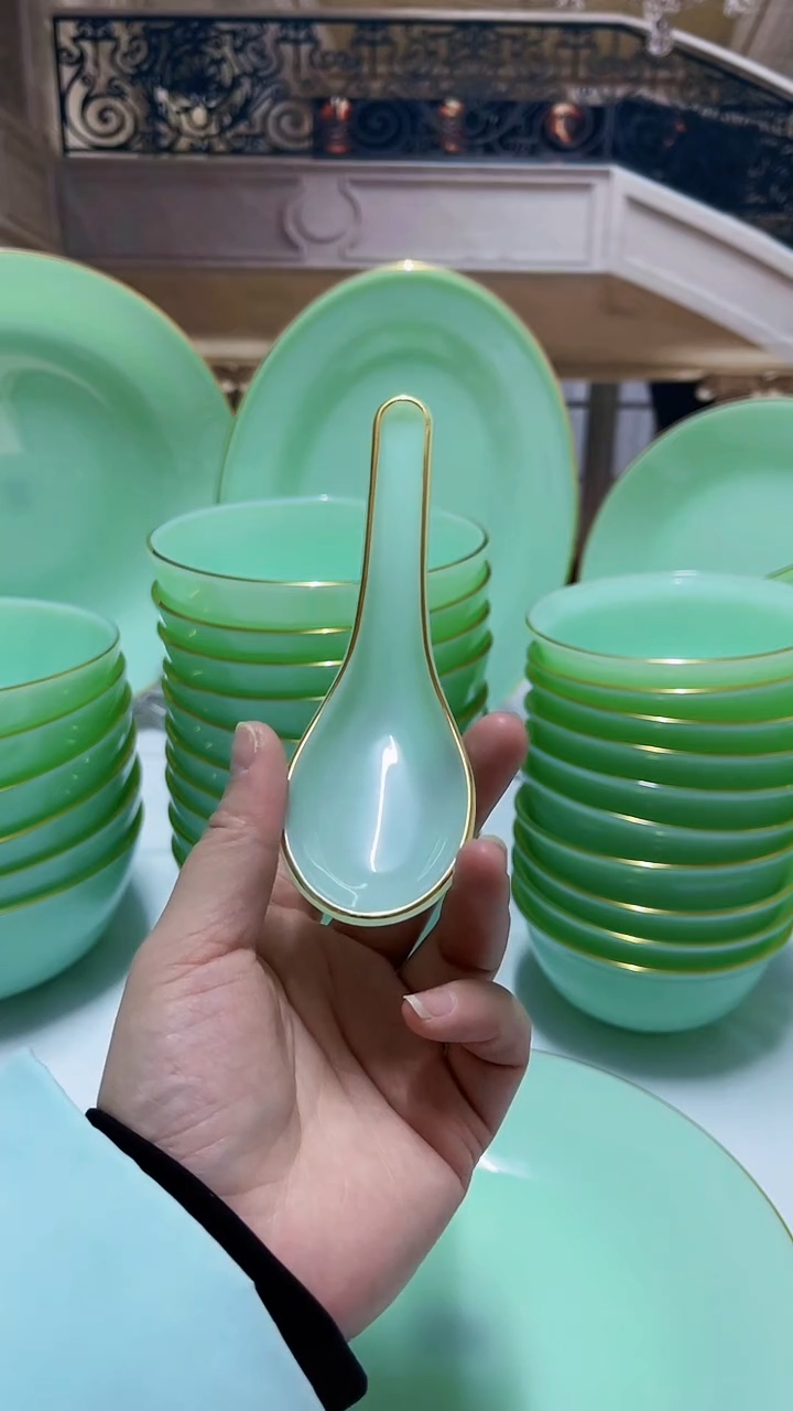 【闪购商品】...小汤勺玉瓷6个  【贝美】  