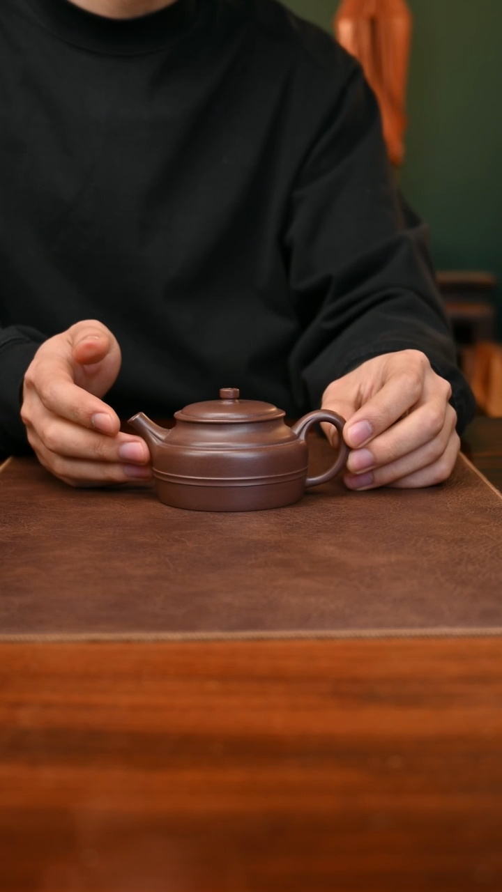 紫砂茶壶陈亮双线德钟