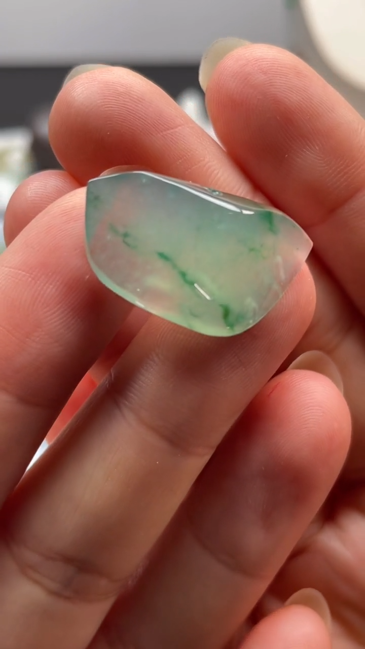 未镶嵌定制翡翠缅甸天然翡翠，不包工