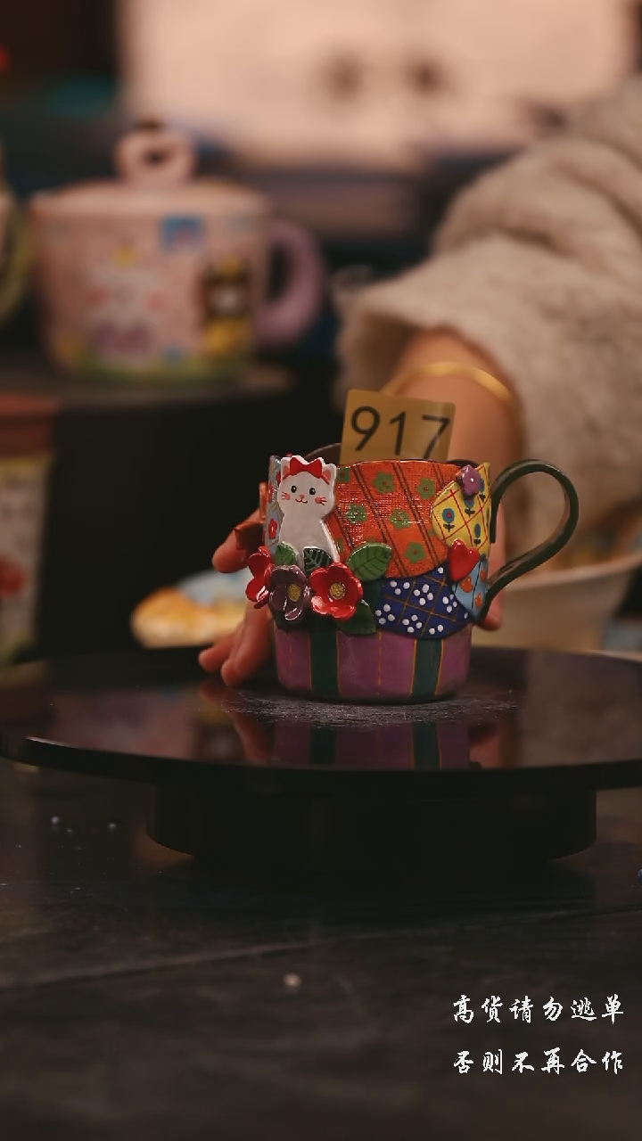 陶瓷景德镇可爱设计师款陶瓷 