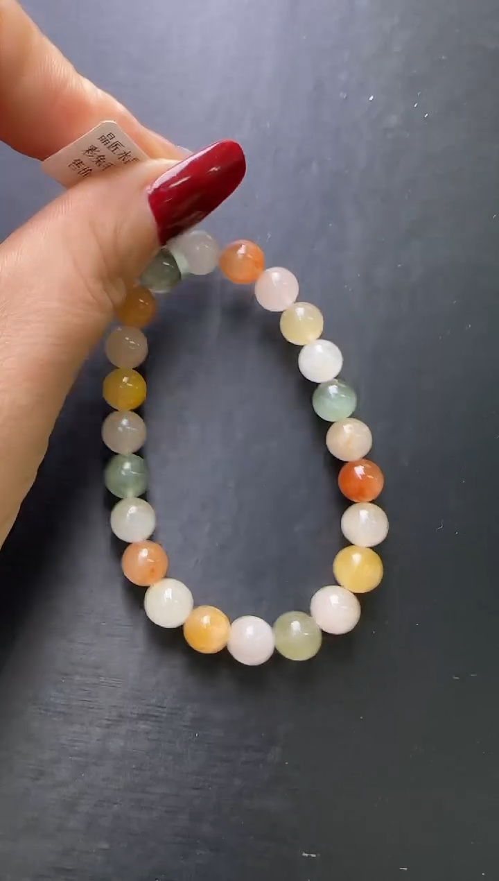 【闪购商品】水晶手串未镶嵌彩兔毛手串8m+ JP37806