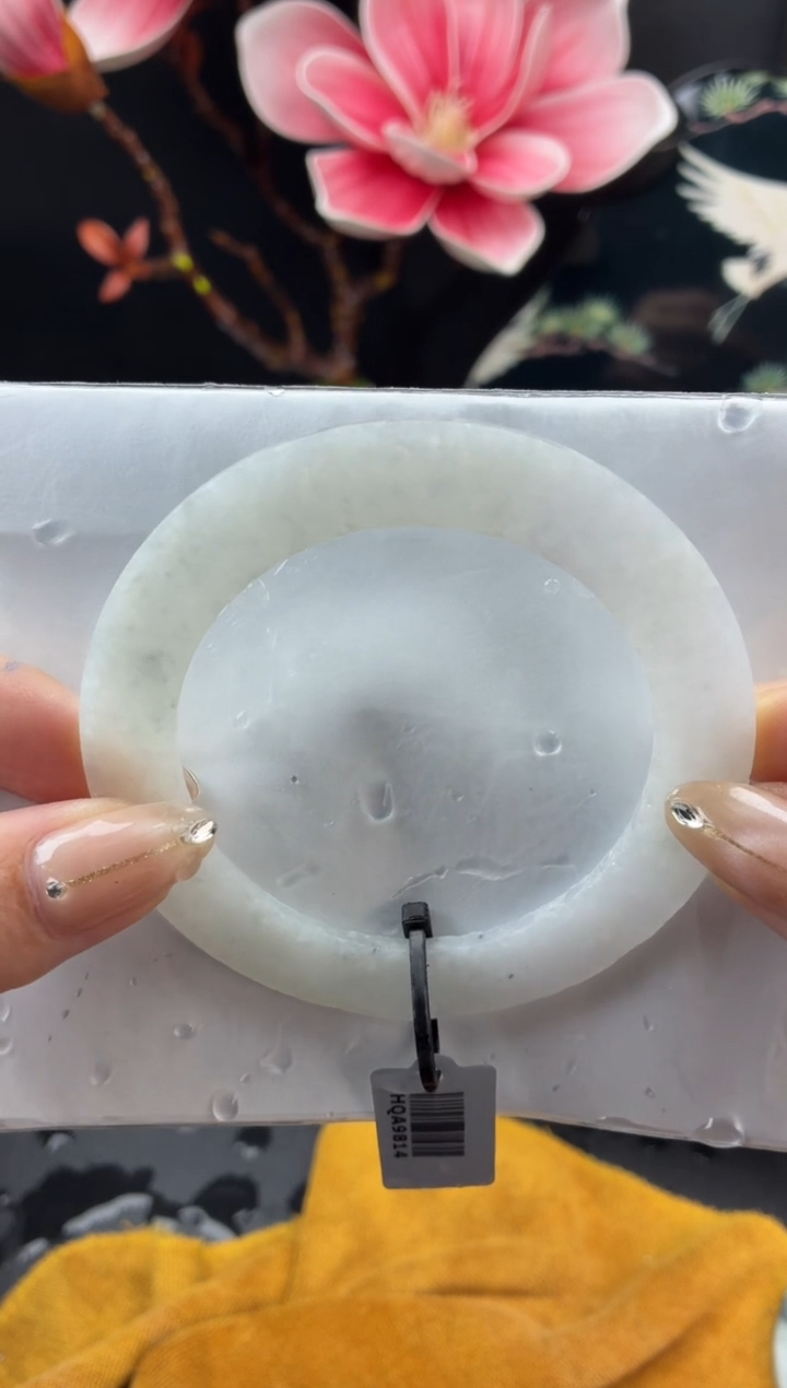 定制翡翠叮当镯定制未镶嵌12号手镯54-62