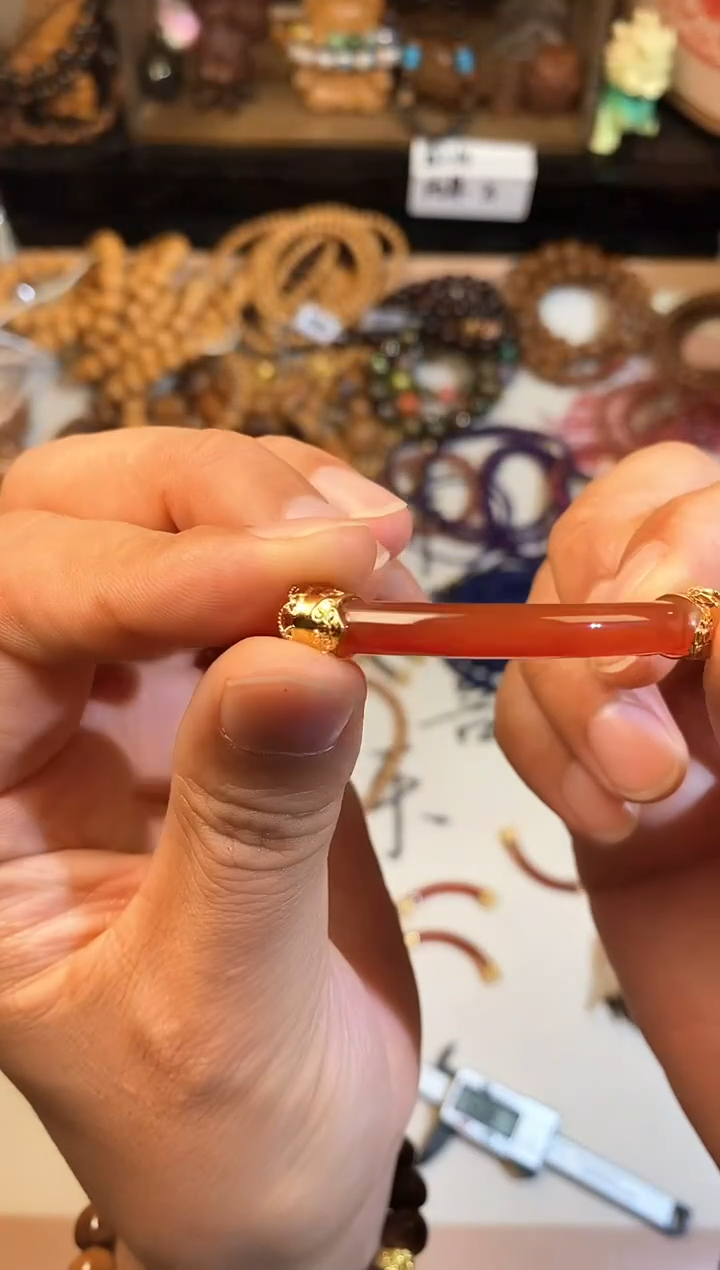 合金手链玛瑙/玉髓红玛瑙半镯发1