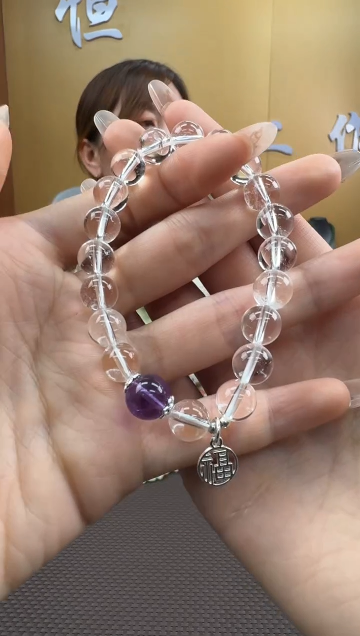 【闪购商品】水晶手串未镶嵌多样性，发一9