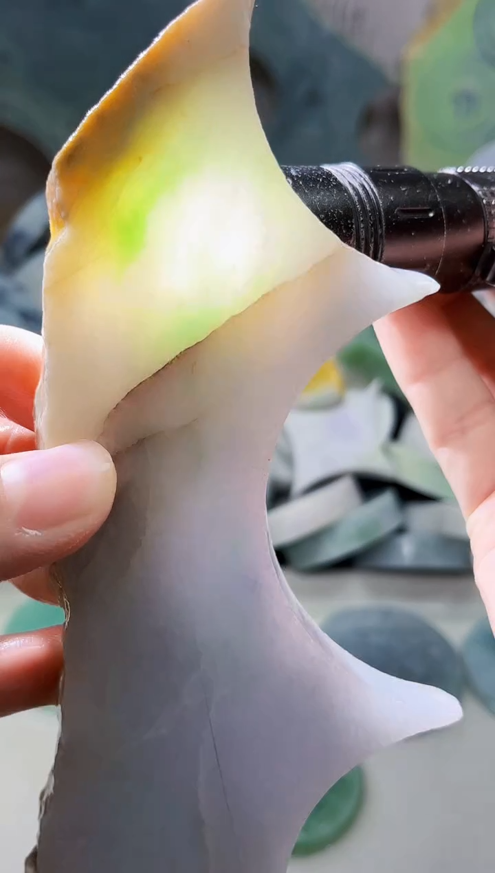 裸石翡翠天然翡翠A货石 南 703