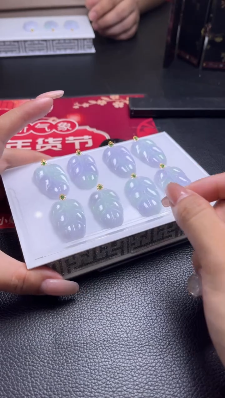 【闪购商品】翡翠颈饰18K金镶嵌A341 多样性发一件/配绳子