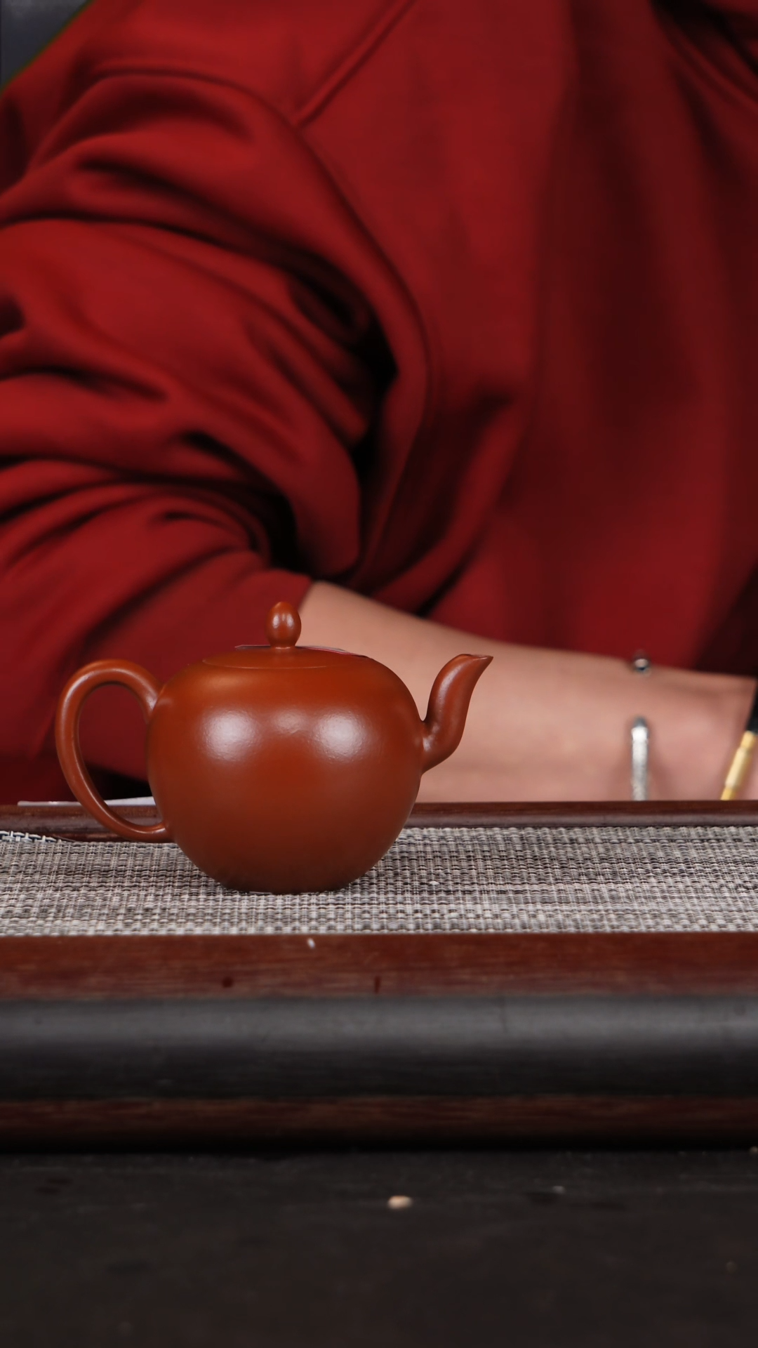 【闪购商品】紫砂茶壶21朱泥美人肩