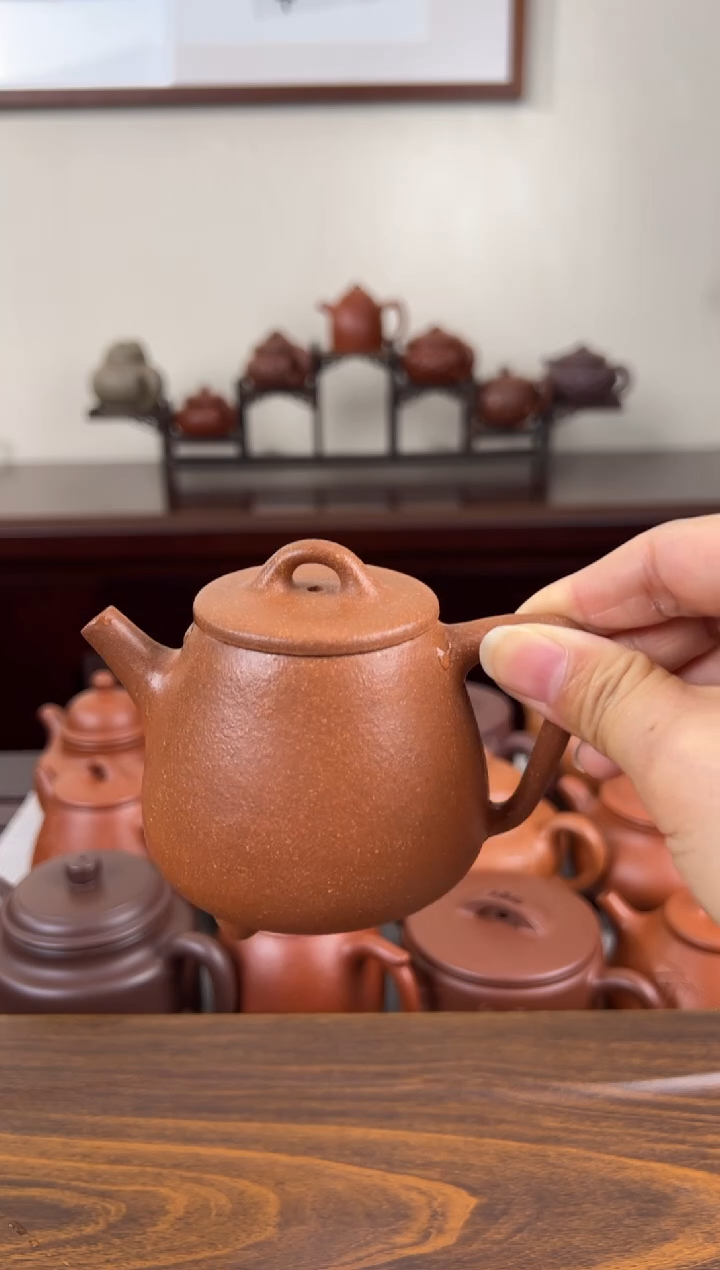 茶壶紫砂黄降坡高石瓢壶170CC