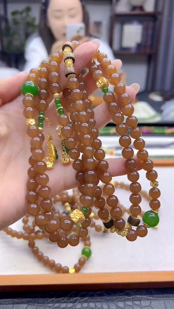 颈饰未镶嵌和田玉（糖玉）DIY款S980