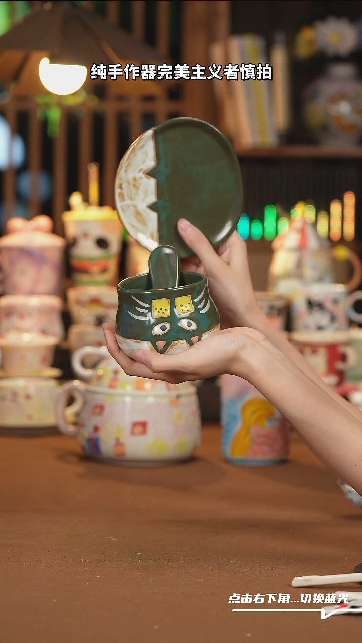 【闪购商品】杯子H089创意手绘陶瓷杯子