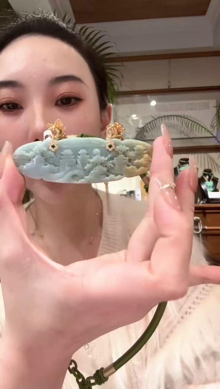 【闪购商品】翡翠颈饰未镶嵌国风