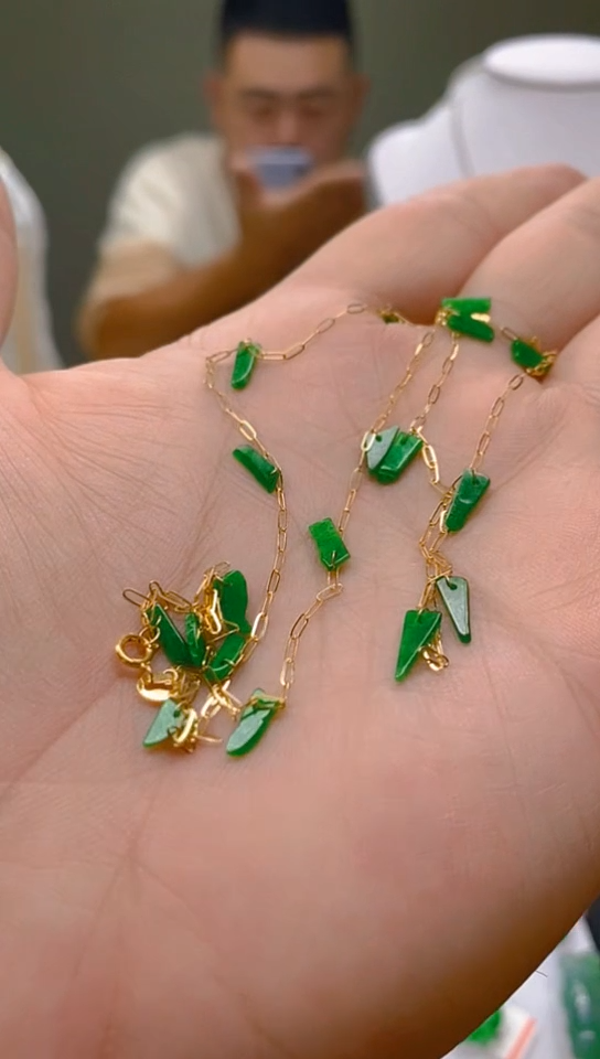 【闪购商品】翡翠颈饰18K金镶嵌新号开播，全场乱卖