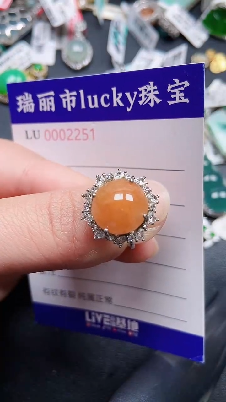 颈饰银S925镶嵌翡翠2251