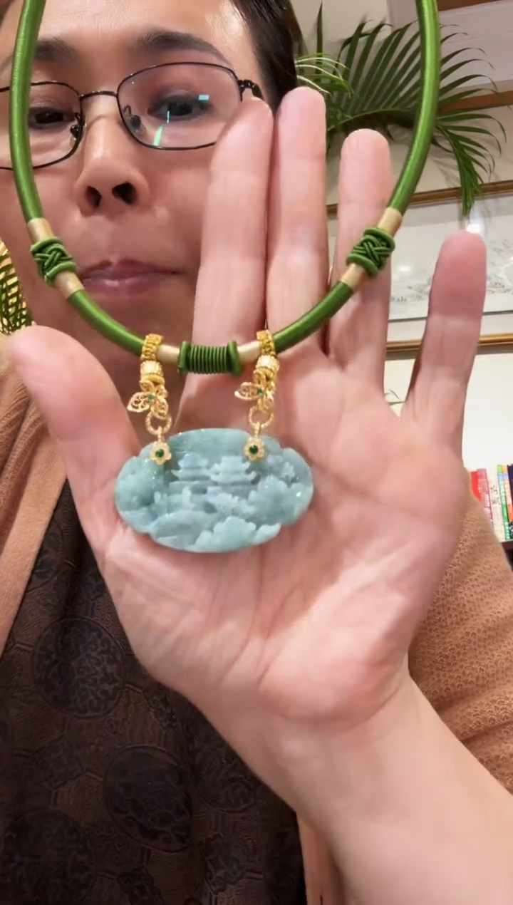 【闪购商品】翡翠颈饰未镶嵌国风