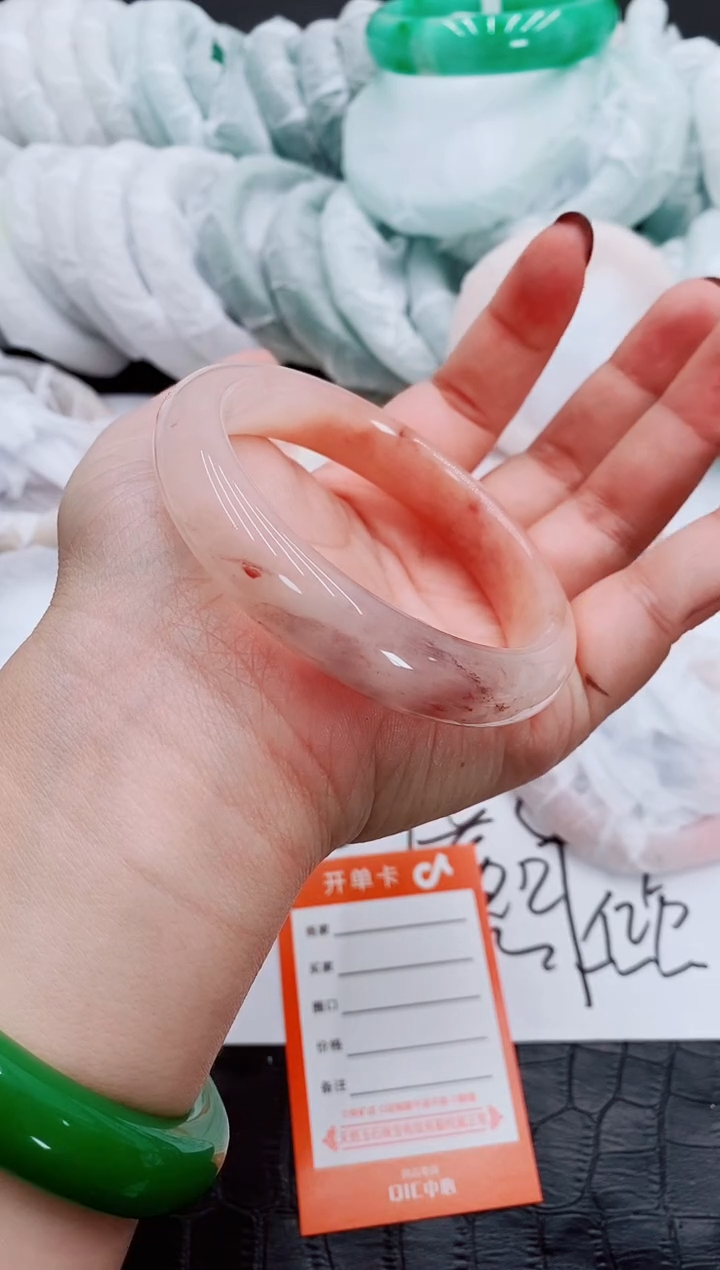 【闪购商品】石英质玉手镯未镶嵌S308-61-60