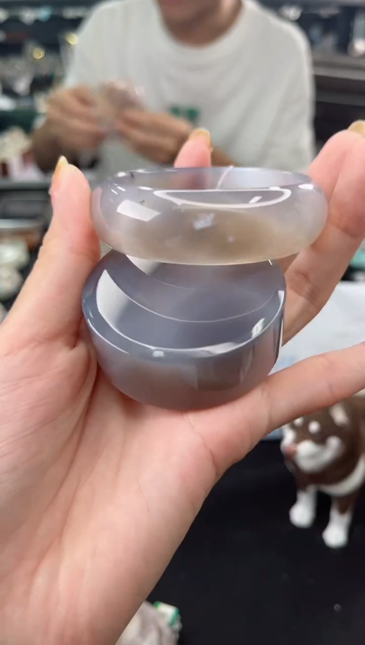 【闪购商品】石英质玉手镯未镶嵌53圈口（赠品镯心）3931069