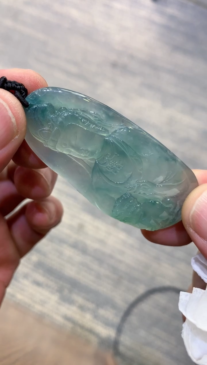 颈饰未镶嵌翡翠天然A货翡翠