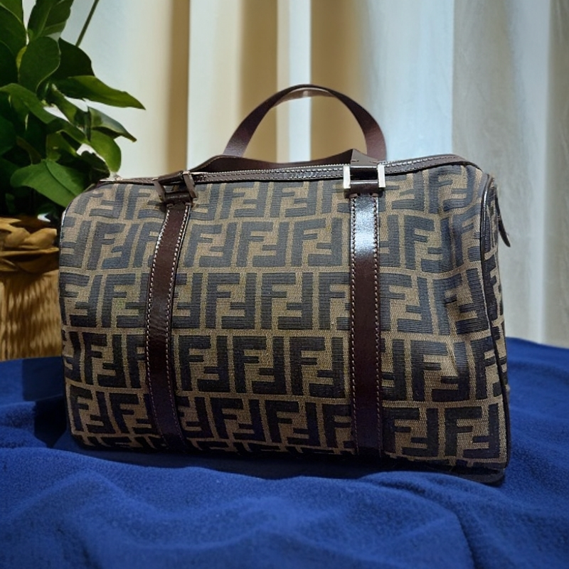 95新 FENDI/芬迪 老花波士顿包  1235 8054 