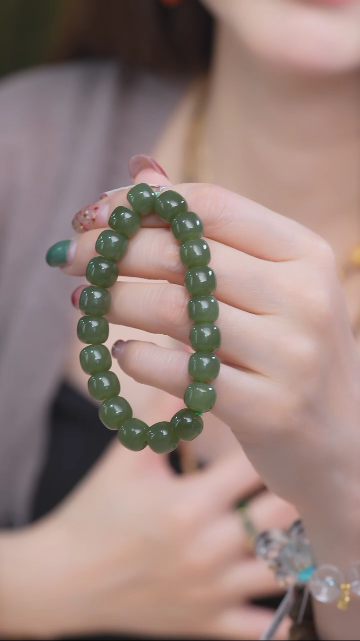 【闪购商品】和田玉手串未镶嵌和田玉老型手串