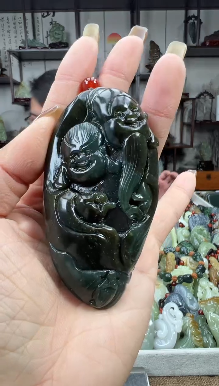 未镶嵌和田玉把件1