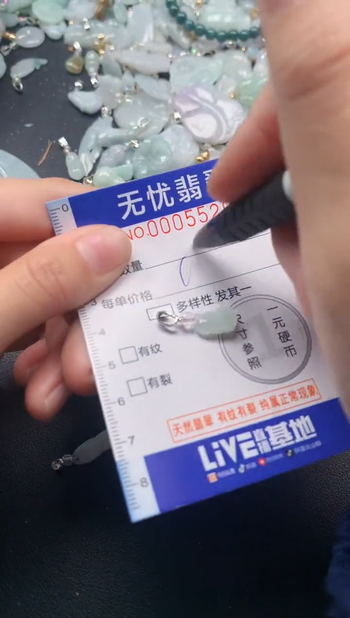 颈饰未镶嵌翡翠5529