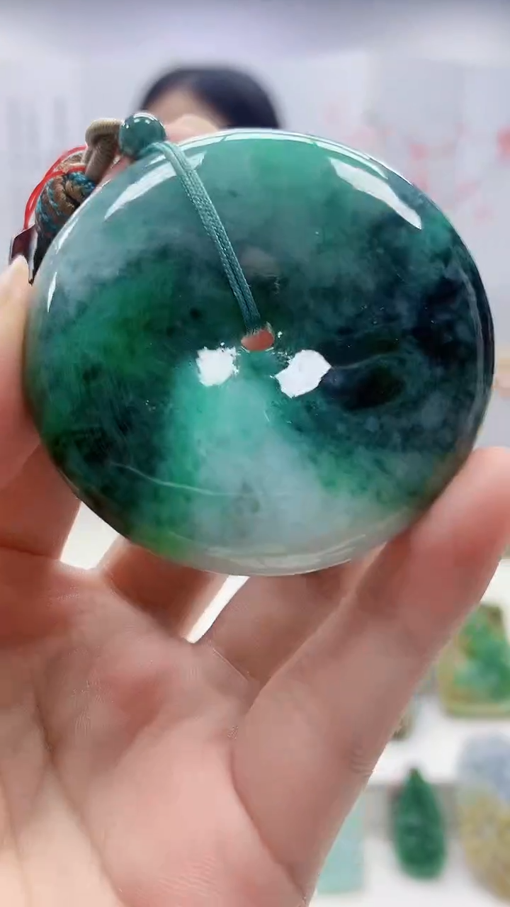 定制翡翠未镶嵌4852ms-毛货42扣子