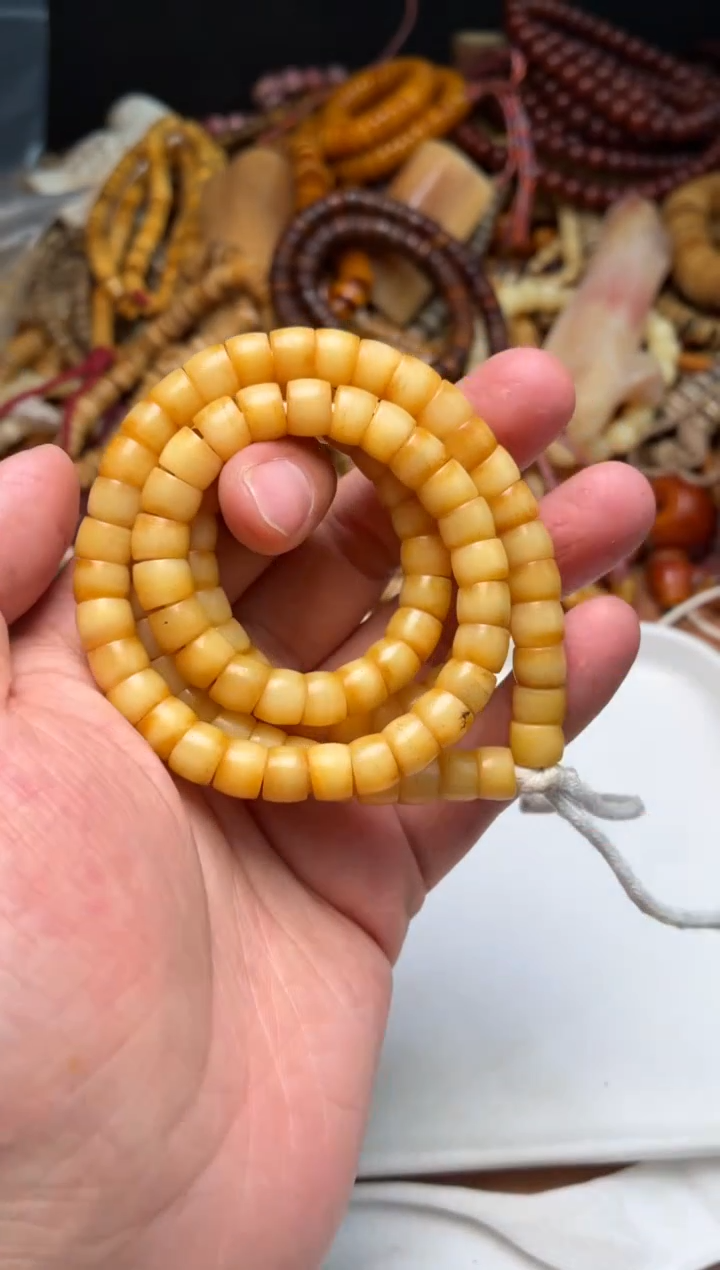 牛骨其他王*珠杂件183-腿骨大肠长串