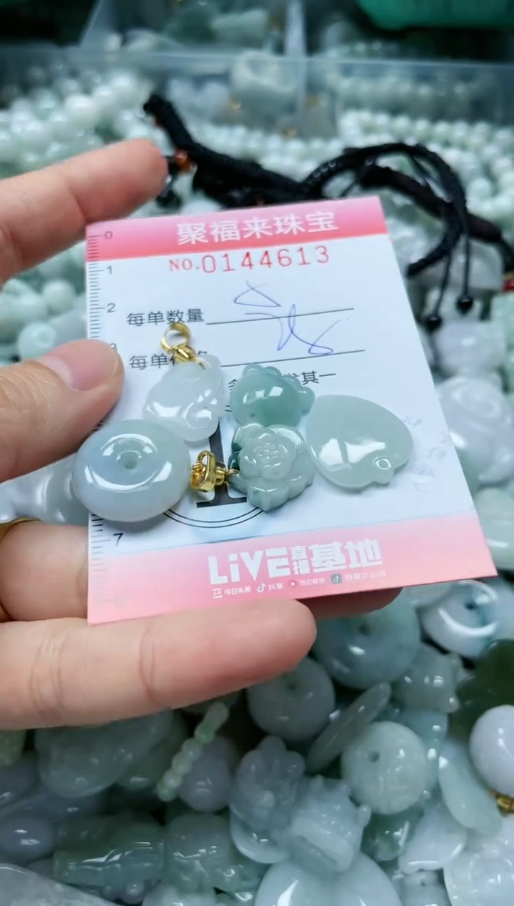 【闪购商品】翡翠未镶嵌颈饰闪购0144613