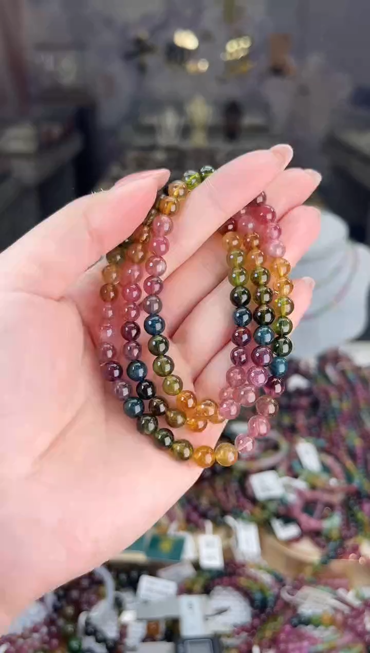 【闪购商品】碧玺/未镶嵌6mm+碧玺多圈多样性发货