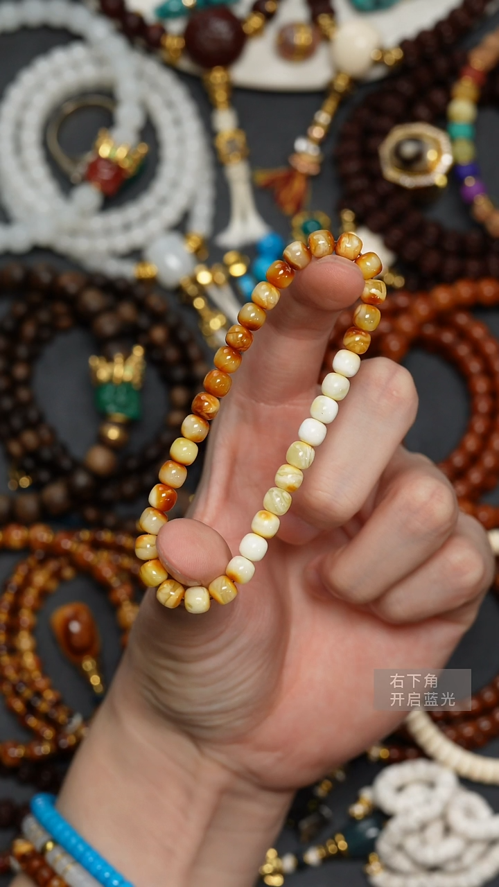 未镶嵌蜜蜡手串6mm蜜蜡手串1