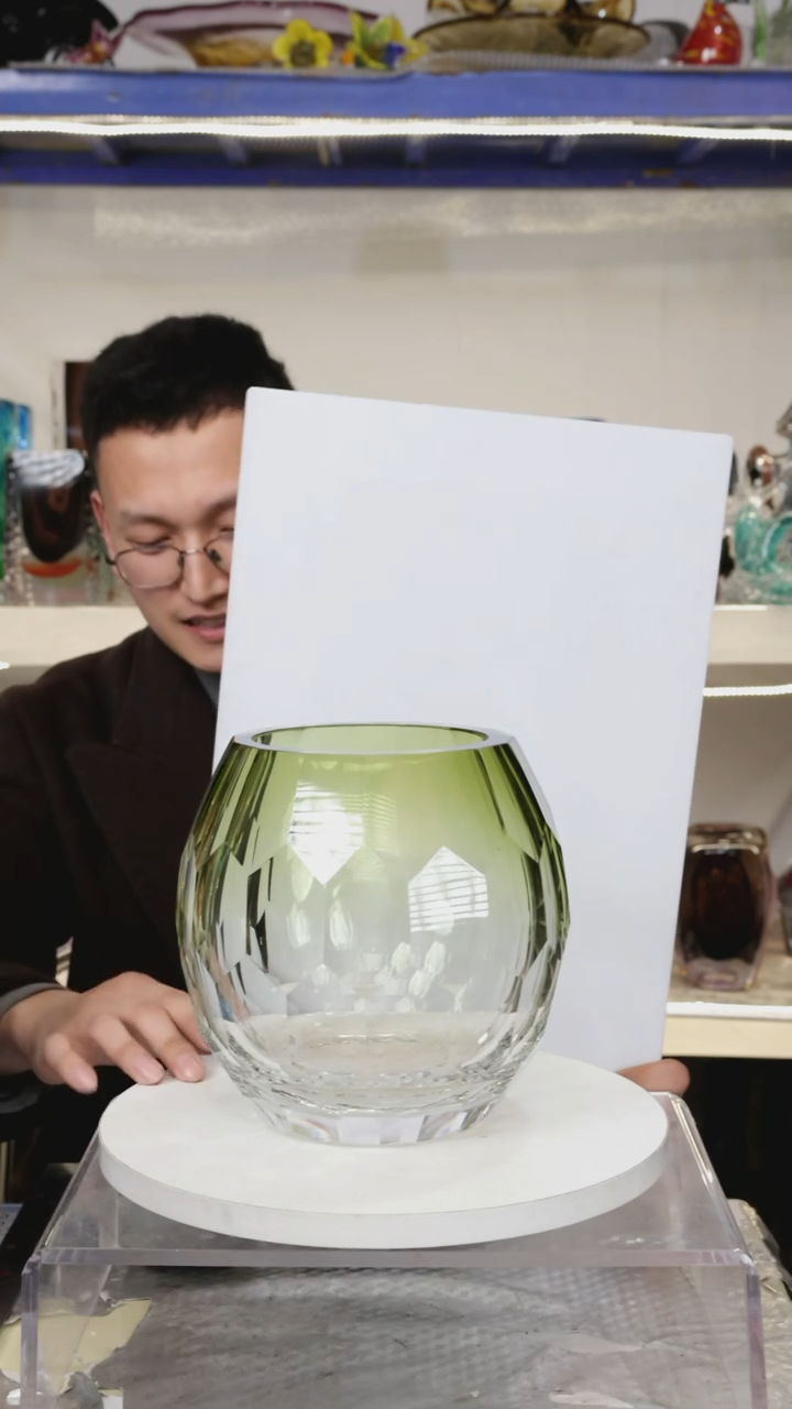 【闪购商品】琉璃高21精品琉璃正常手工痕迹