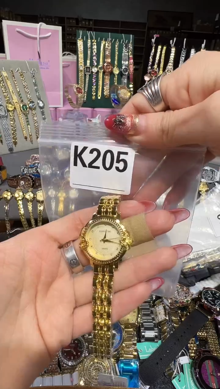 石英机芯不锈钢不锈钢直播定闪专用