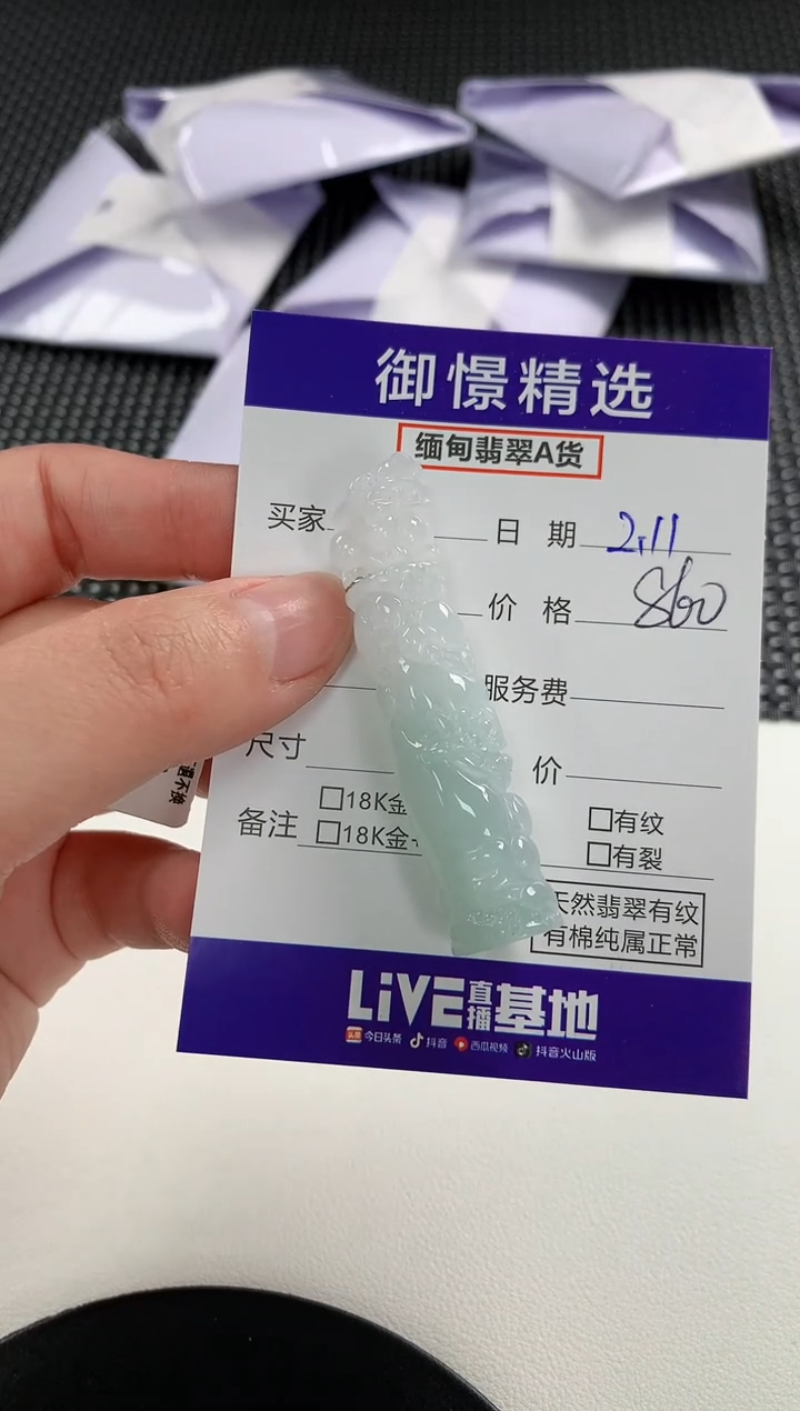 【闪购商品】翡翠颈饰未镶嵌72          