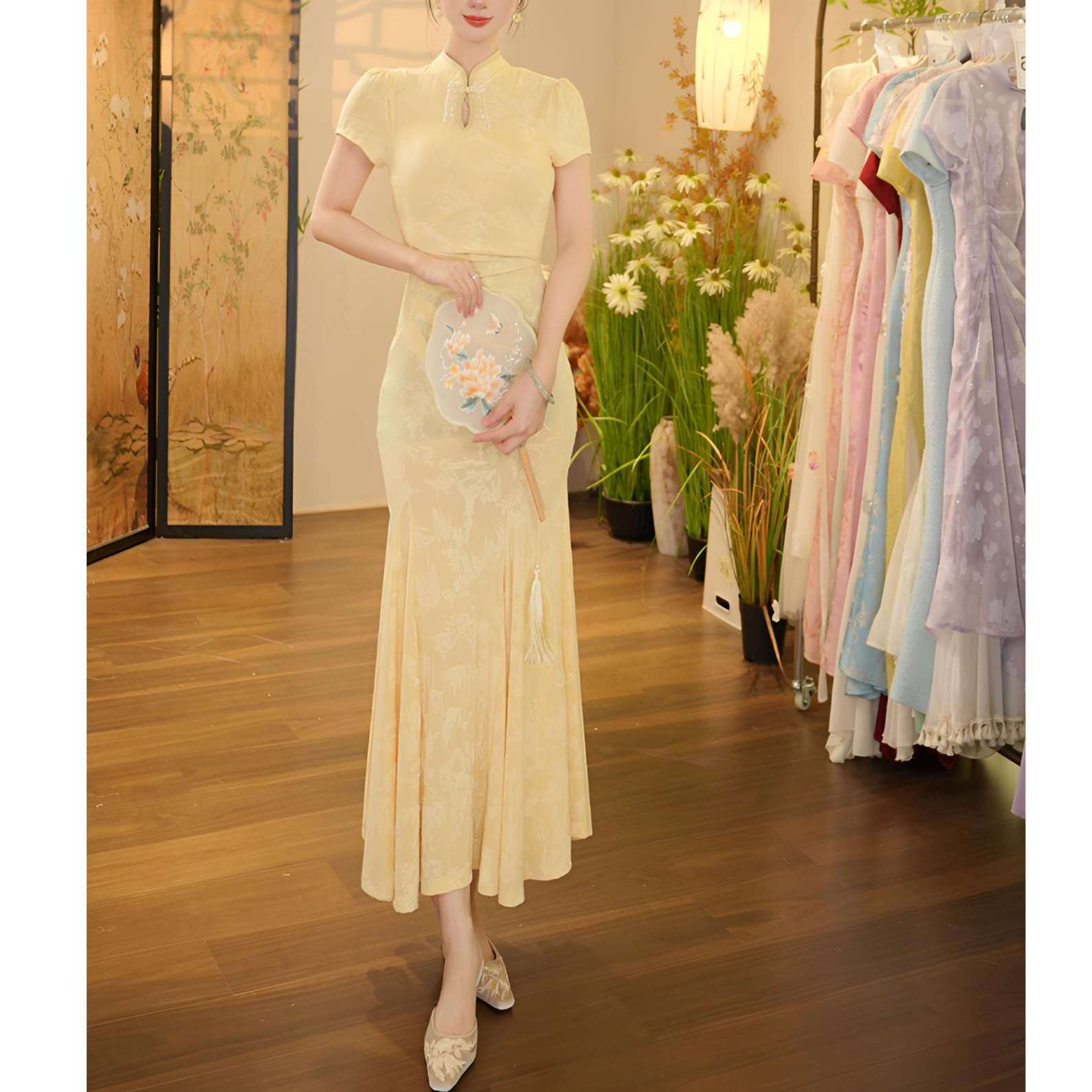 【温迪专属】梨月笙-1235 连衣裙（YQ828）-122cm