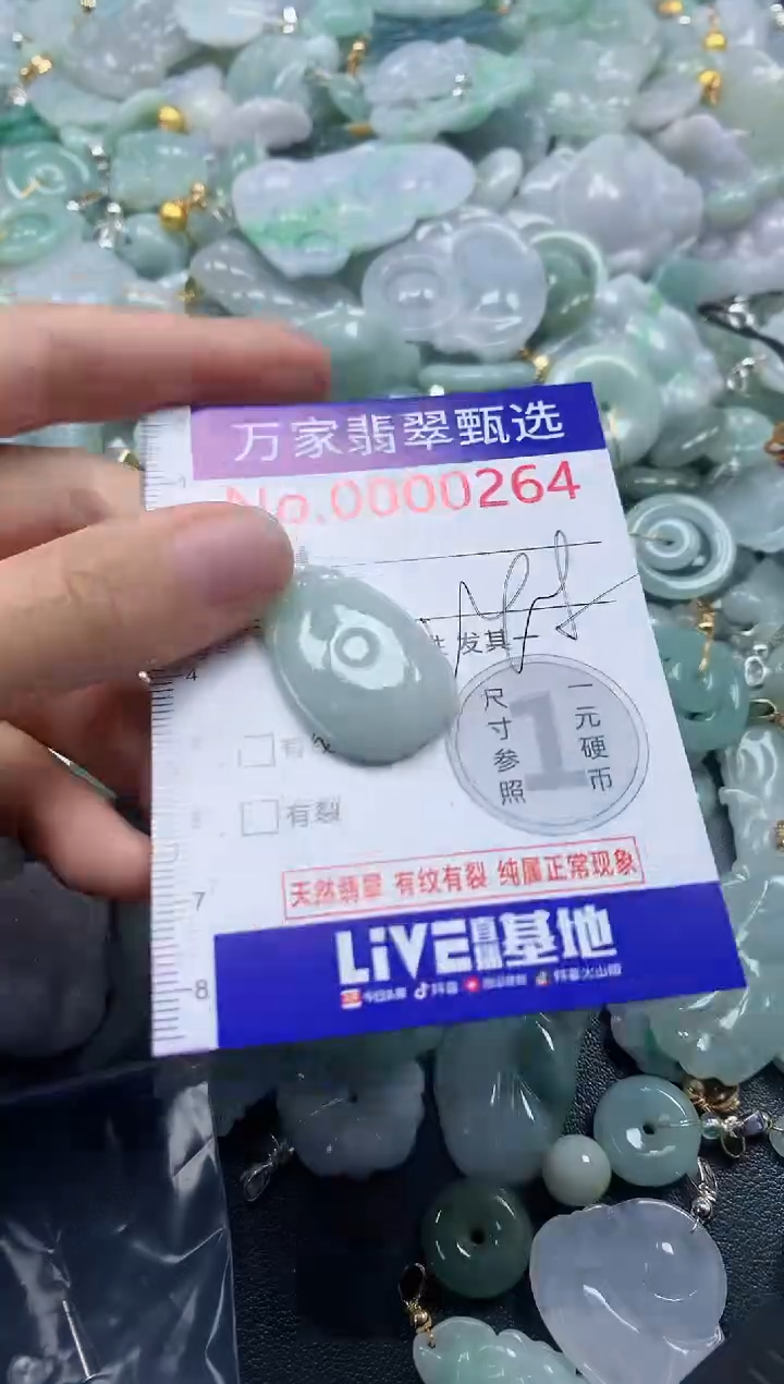 吊坠(不含链)未镶嵌翡翠0264