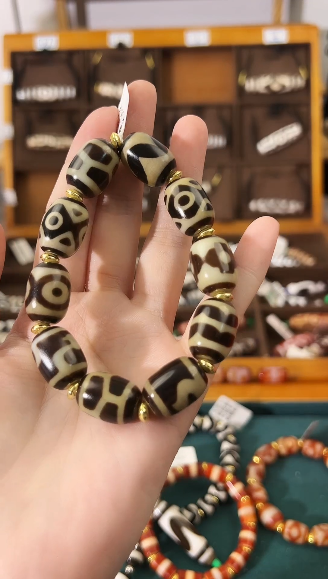 玛瑙/玉髓（覆膜）颈饰合金38（微瑕随机发货）