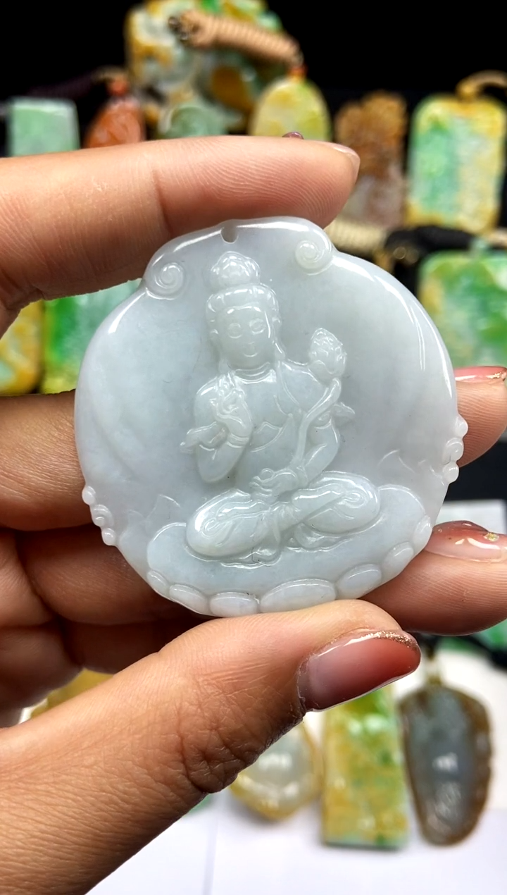 【闪购商品】翡翠颈饰未镶嵌翡翠A货