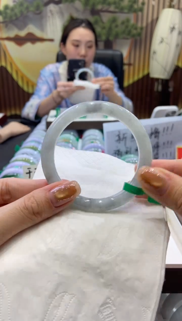 未镶嵌手镯翡翠0005542