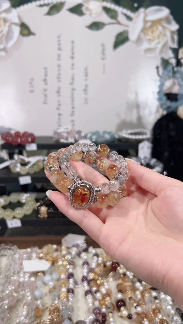 【闪购商品】水晶手链未镶嵌天然水晶默认微瑕 多样性发货发起一