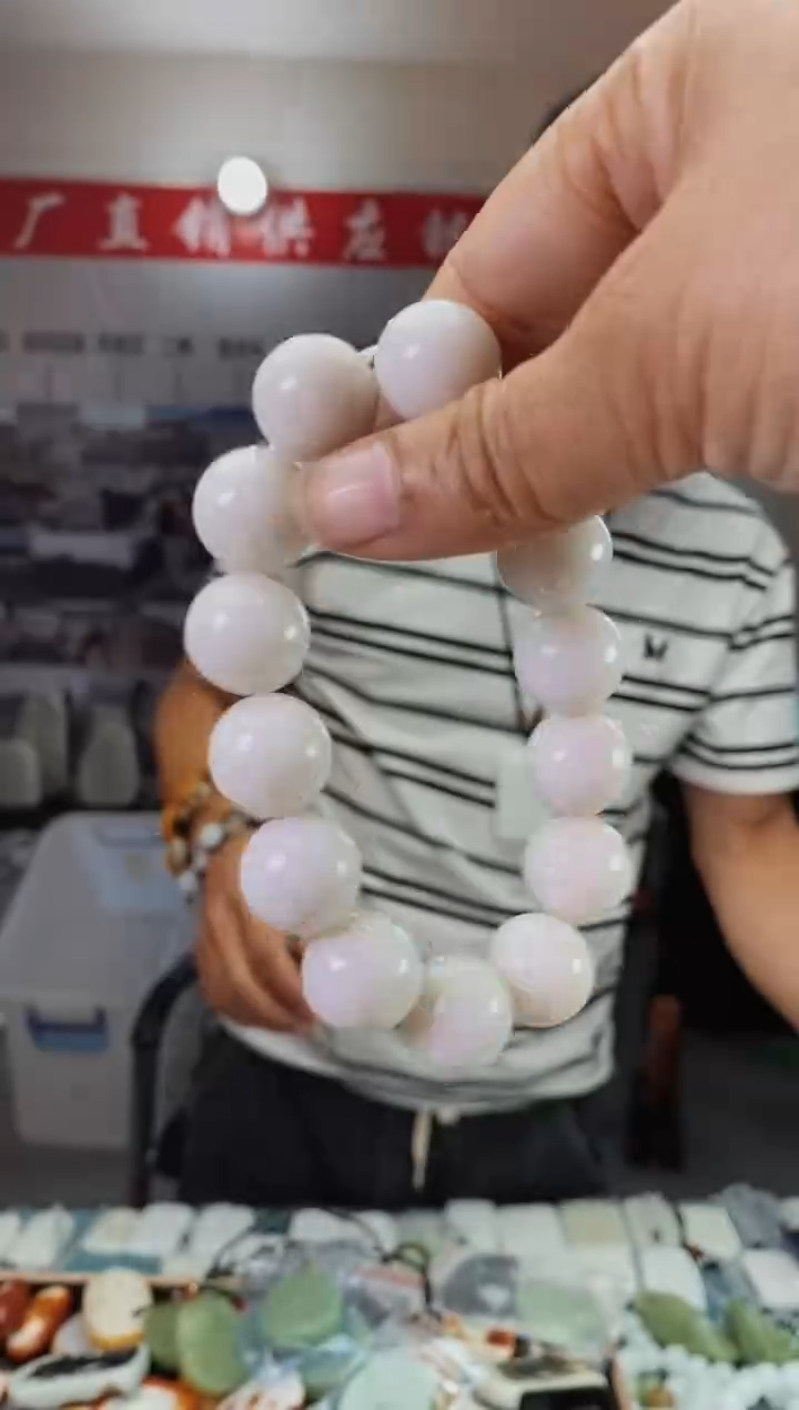 天然玉石未镶嵌手串16  729042